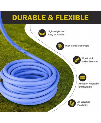 KOTTO 50' Expandable Water Garden Hose Leak-Proof, All-Weather Heavy Duty Hose