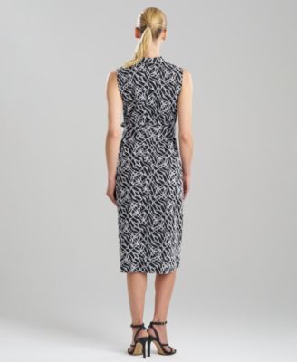 Women's Embroidered Cotton A-Line Dress