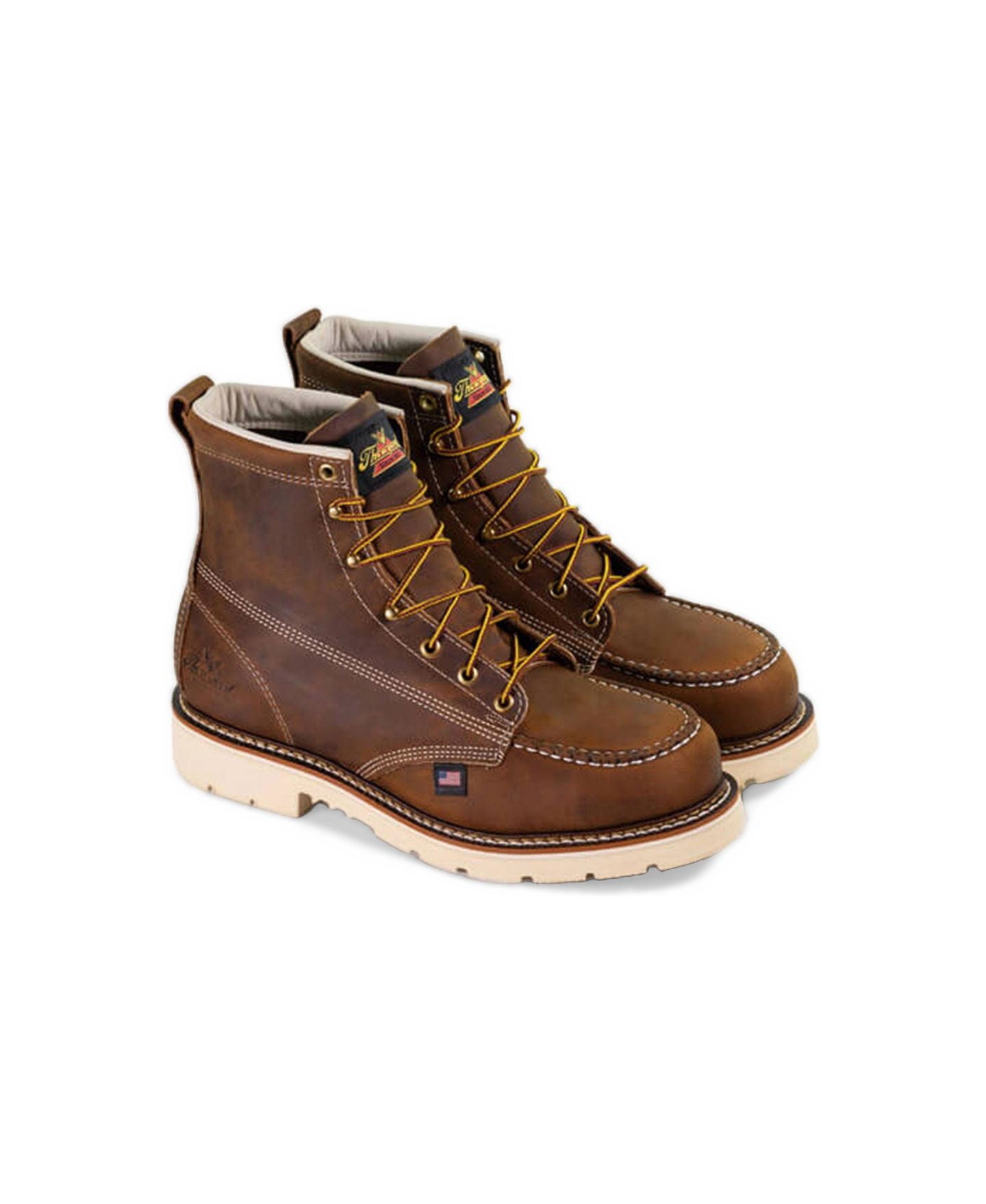 Мужские ботинки Thorogood American Heritage 6" Steel Toe Work Boots for Men, цвет: Crazyhorse — фото 3