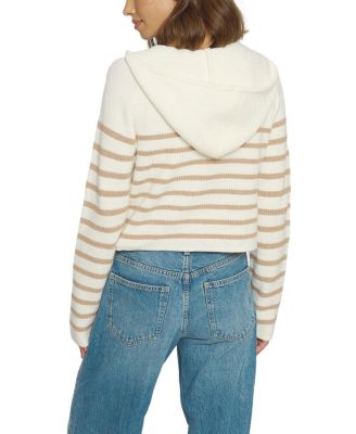 Women's Striped Dickey Sweater Jacket
