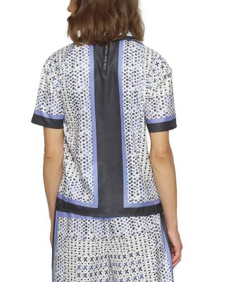 Women's Foulard Print Top