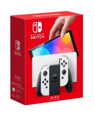 Switch White OLED Console with Pokemon Violet, Nintendo $20 eShop Gift Card, MightySkins Console and Controller Skin Voucher, and 1 Year CPS