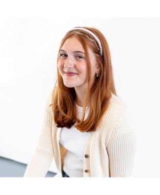 Headband Set - Pink + Pearl + Gold