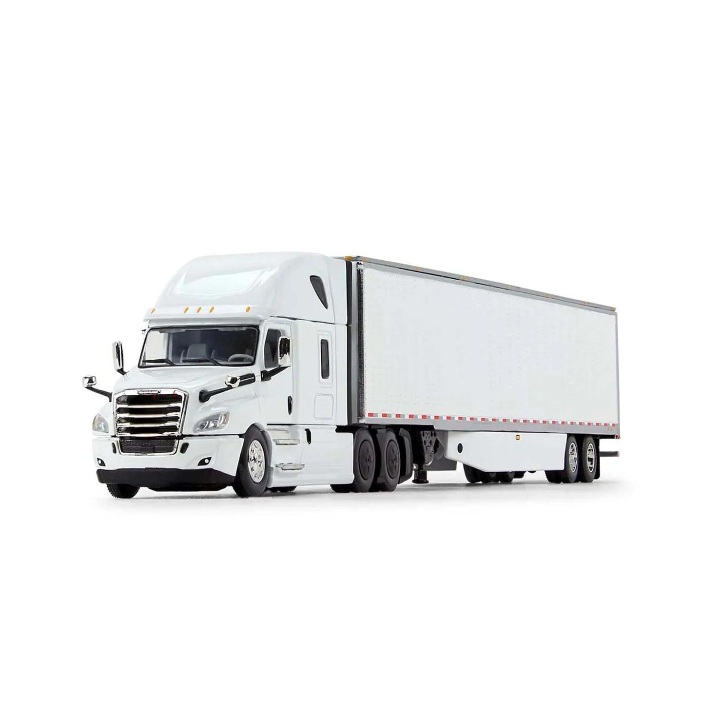 Детская игрушка First Gear 1/64 Scale Die-Cast Freightliner 2018 Cascadia Sleeper w/ 53' Utility Trailer and Thermo King Reefer Toy Vehicle — фото 1