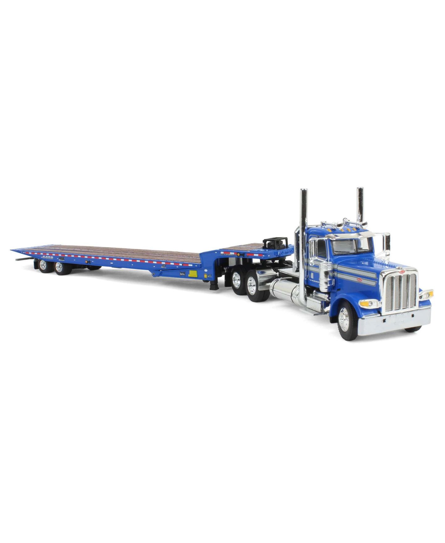 Детская игрушка First Gear 1/64 Scale Peterbilt 389 Day Cab Landoll 440B Traveling Axle Trailer Diecast Collectible Toy Truck — фото 2