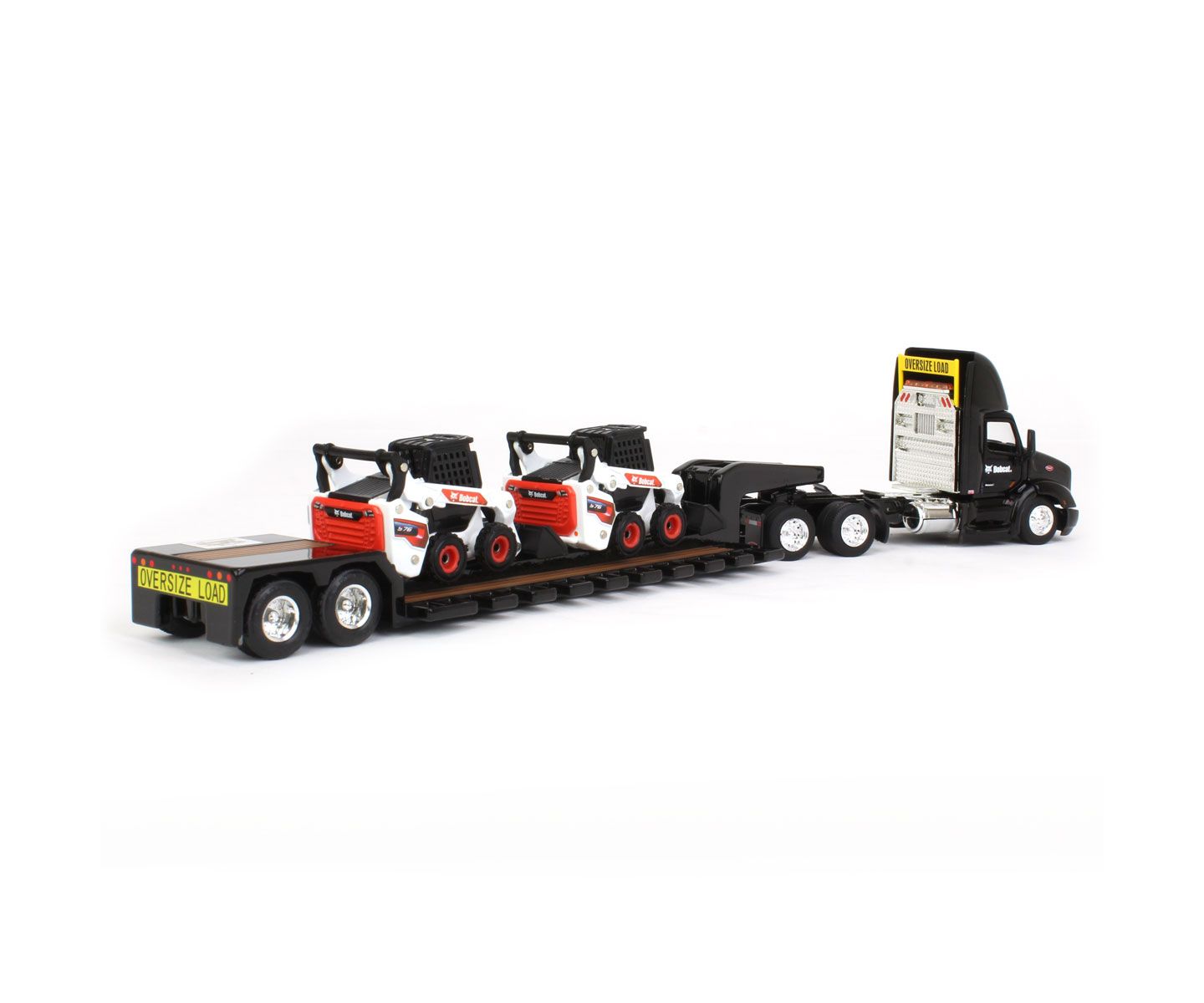 Детская игрушка ERTL 1/64 Scale Peterbilt 579 with Lowboy and 2 Bobcat Loaders, 2022 Toy Truck Show — фото 3