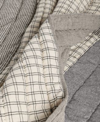 Striped & Stitched 3-Pc. Quilt Set, Full/Queen, Exclusively at Macy's