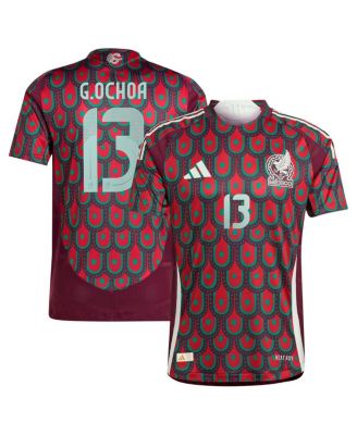 adidas - Men's Guillermo Ochoa Burgundy Mexico National Team 2024 Home Authentic Player Jersey