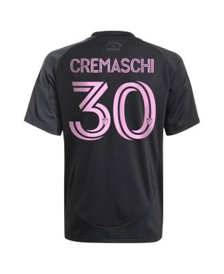 Big Boys and Girls Benjamin Cremaschi Black Inter Miami CF 2025 The Fortitude Kit Replica Player Jersey