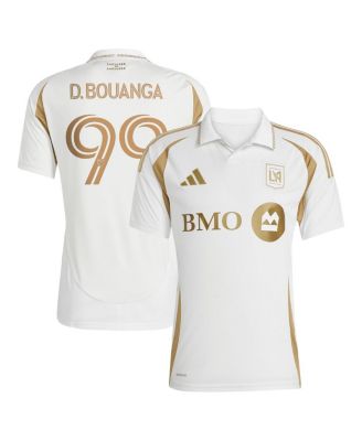 adidas - Men's Denis Bouanga White LAFC 2025 Secondary Replica Player Jersey