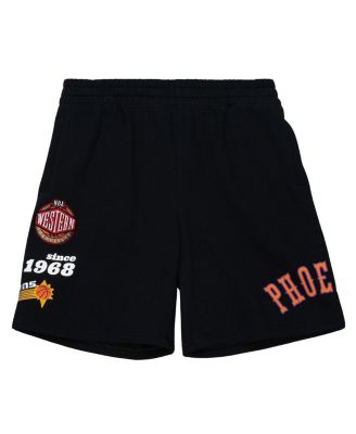 Men's Black Phoenix Suns Team Origins Fleece Shorts