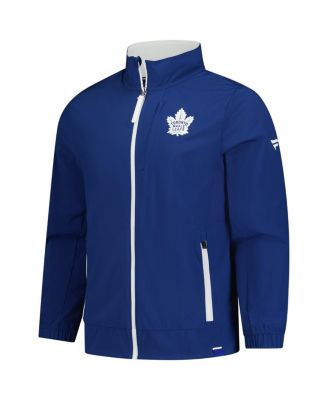 Men's Blue Toronto Maple Leaf's Authentic Pro Rink Coaches Full-Zip Jacket