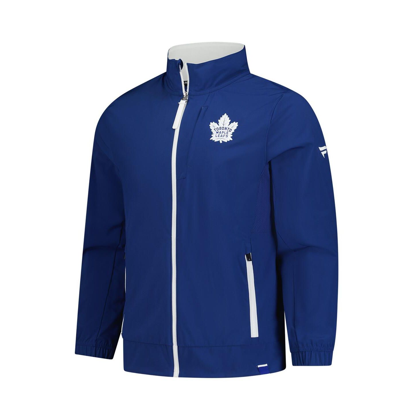 Мужская куртка Fanatics Blue Toronto Maple Leaf's Authentic Pro Rink Coaches Full-Zip — фото 2