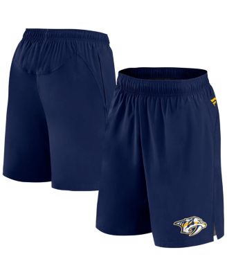 Fanatics - Men's Navy Nashville Predators Authentic Pro Tech Shorts