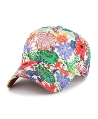 '47 Brand - Women's Cream Chicago Blackhawks Pollinator Clean Up Adjustable Hat