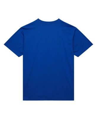 Men's Blue New York Knicks Hardwood Classics Neon Nights Premium T-Shirt