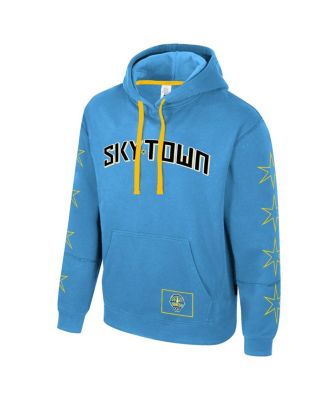 Men's and Women's Light Blue Chicago Sky City Star Rebel Edition Pullover Hoodie