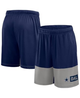 Fanatics - Men's Navy/Silver Dallas Cowboys Big Tall Best of the Best Performance Shorts