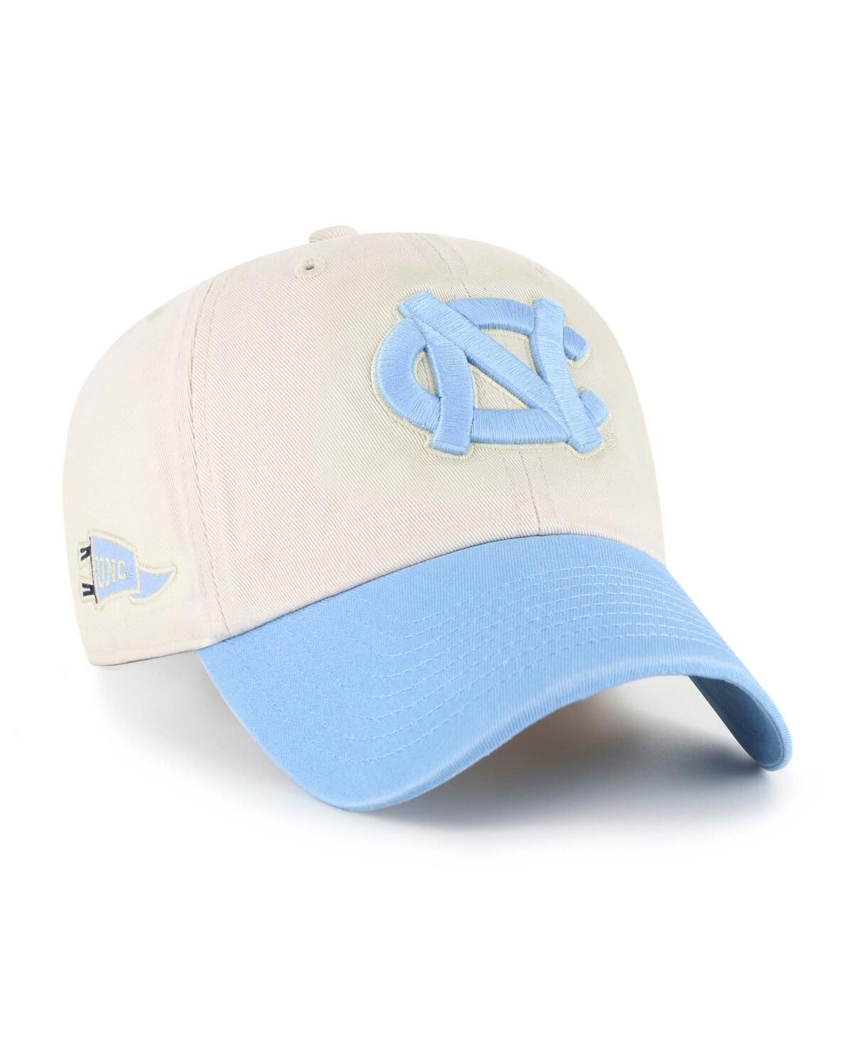 Men's Cream North Carolina Tar Heels Grand Stand Clean Up Adjustable Hat - Cream