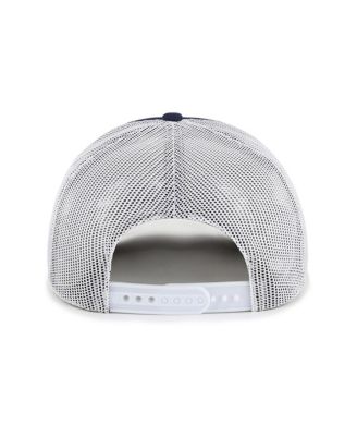 Men's Navy Minnesota Twins Meander Foam Trucker Snapback Hat