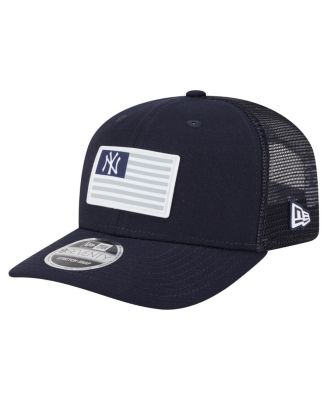 New Era - Men's Navy New York Yankees Flag 9SEVENTY Stretch-Snap Hat