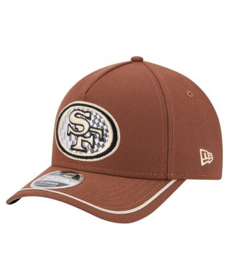 New Era - Men's Brown San Francisco 49ers Motorsport 9FORTY Adjustable Hat