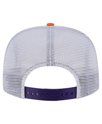 Men's Purple/Orange Phoenix Suns Throwback Dye Golfer Snapback Hat