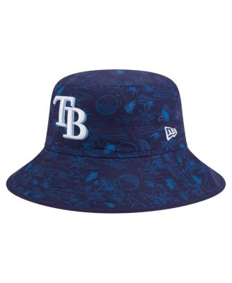 New Era - Men's Navy Tampa Bay Rays 2025 Spring Training All Over Print Bucket Hat