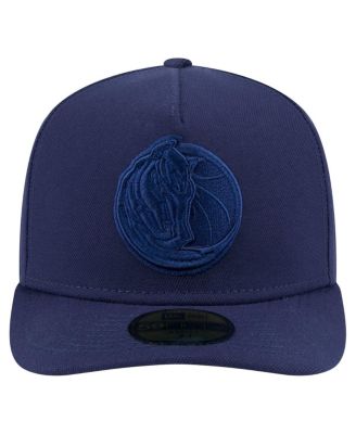 Men's Navy Dallas Mavericks Colorpack A-Frame Pinch Front 59FIFTY Fitted Hat