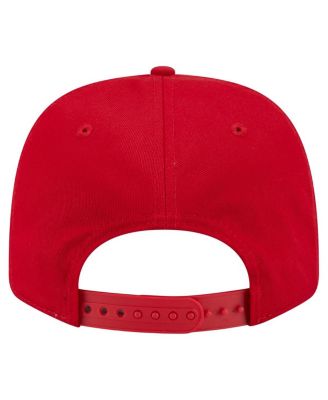 Men's Red Washington Nationals Circle Patch 9SEVENTY Stretch-Snap Hat