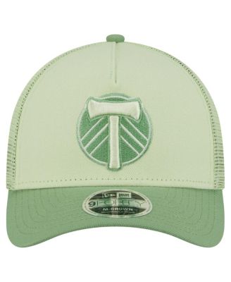 Men's Green Portland Timbers Color Pack 9FORTY A-Frame Adjustable Trucker Hat