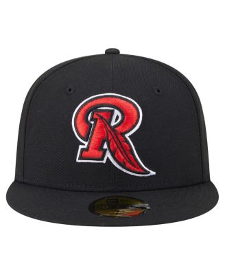 Men's Black Rochester Red Wings Authentic Collection 59FIFTY Fitted Hat