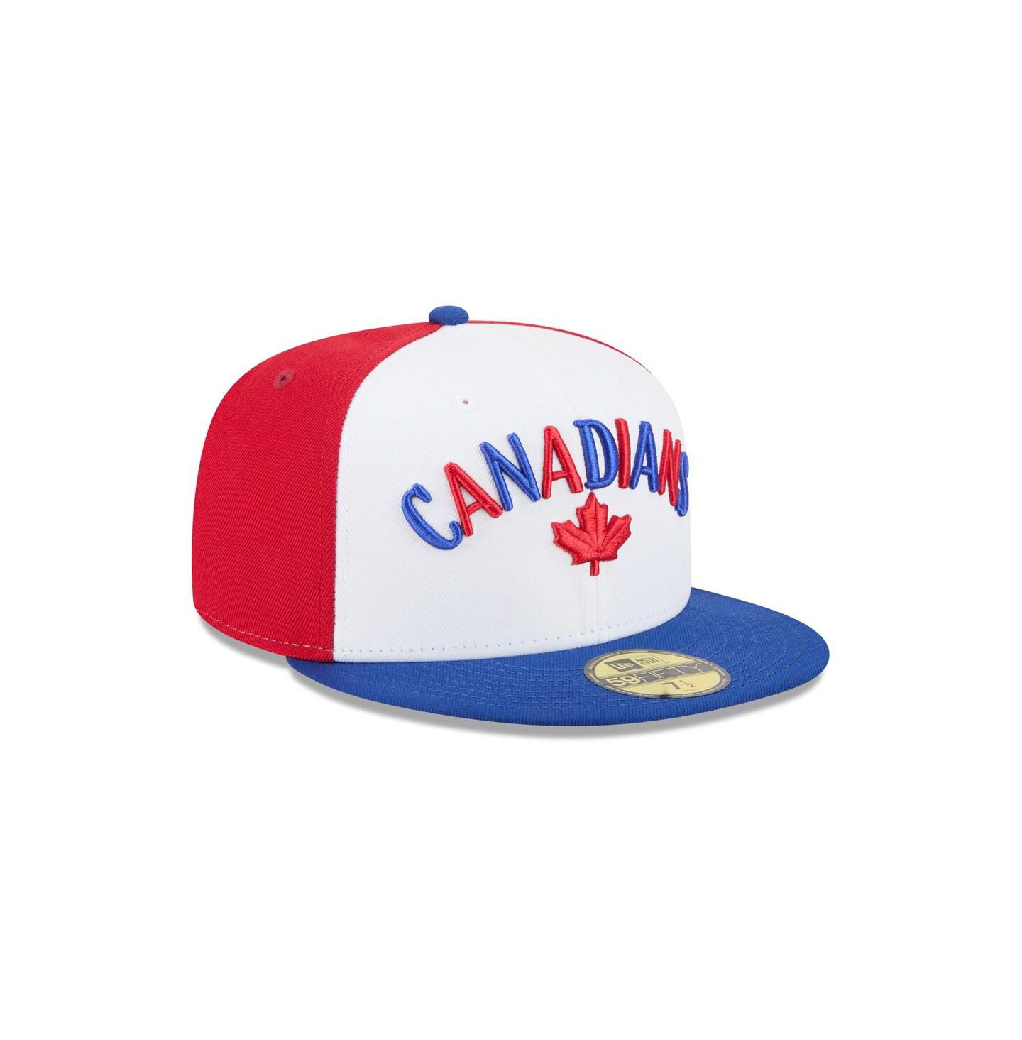 Мужская кепка New Era White Vancouver Canadians Theme Nights 59FIFTY Fitted Hat — фото 3