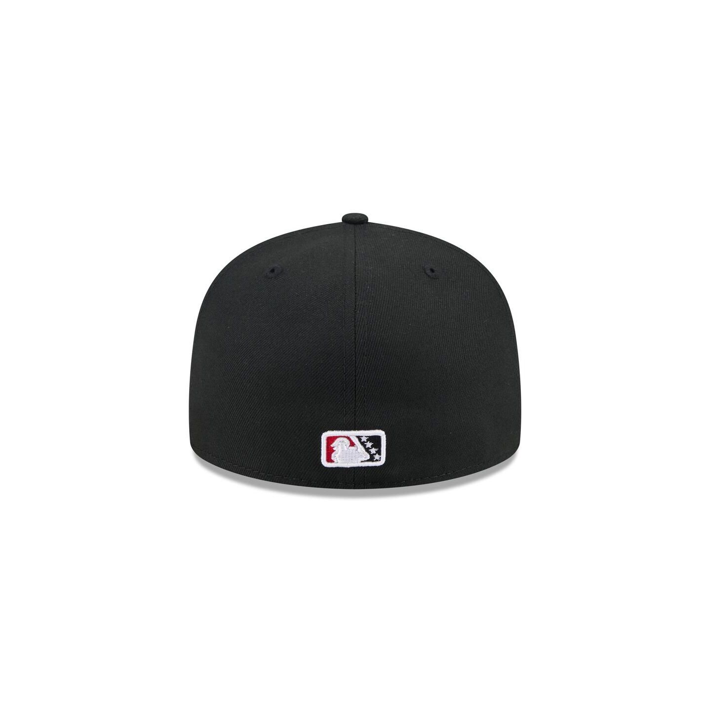 Мужская кепка New Era Black Fayetteville Woodpeckers Theme Nights 59FIFTY Fitted Hat — фото 3