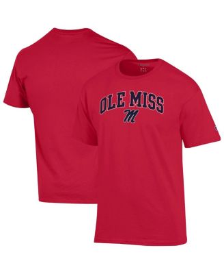 Champion - Men's Red Ole Miss Rebels Arch Over Logo T-Shirt