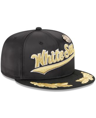Men's Black Chicago White Sox 2025 59FIFTY Day Gold Leaf 59FIFTY Fitted Hat