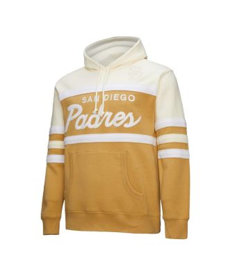Men's Tan/Cream San Diego Padres Head Coach Pullover Hoodie