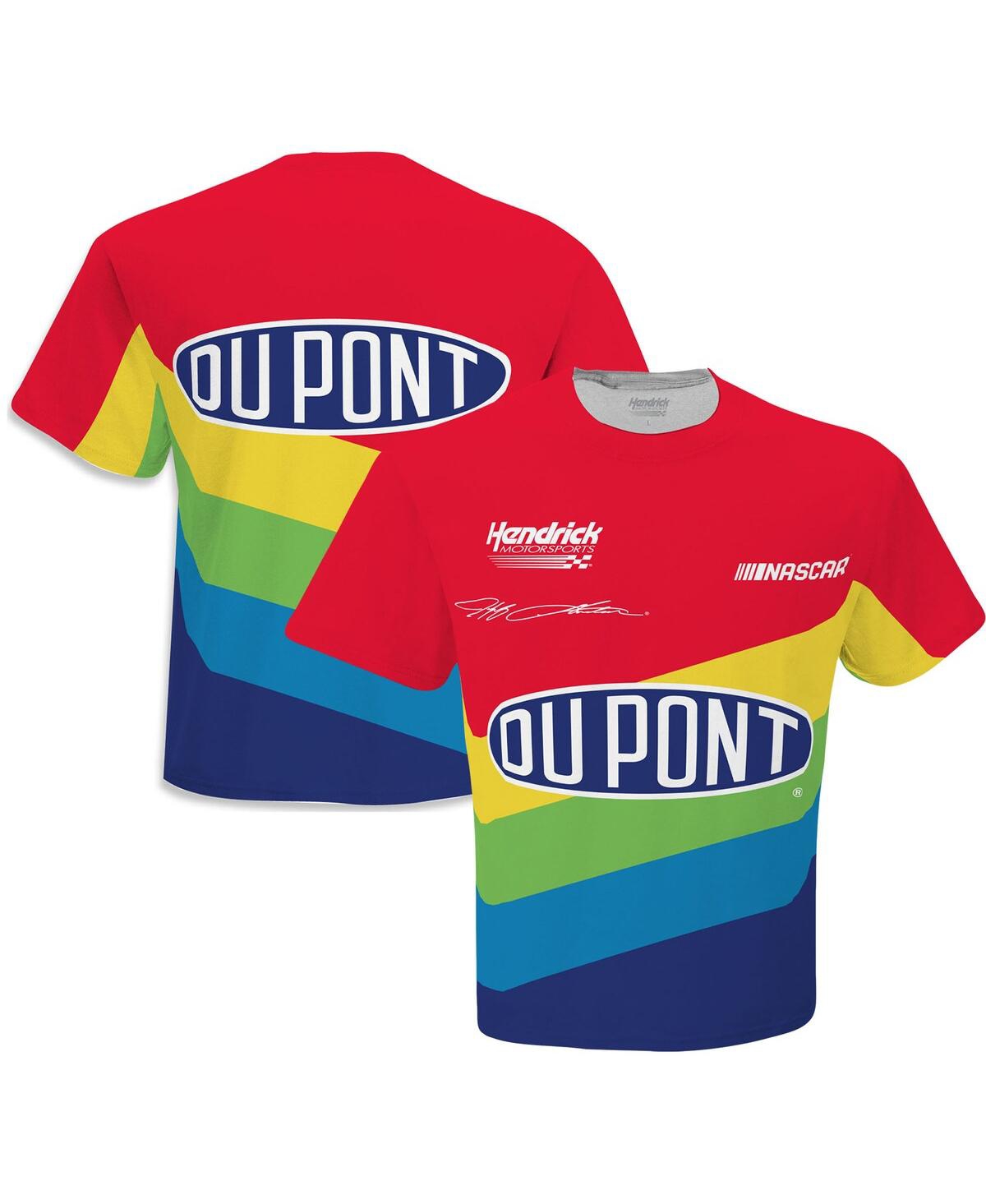 Men's Red/Yellow Jeff Gordon Pit Crew T-Shirt - Red, Yellow