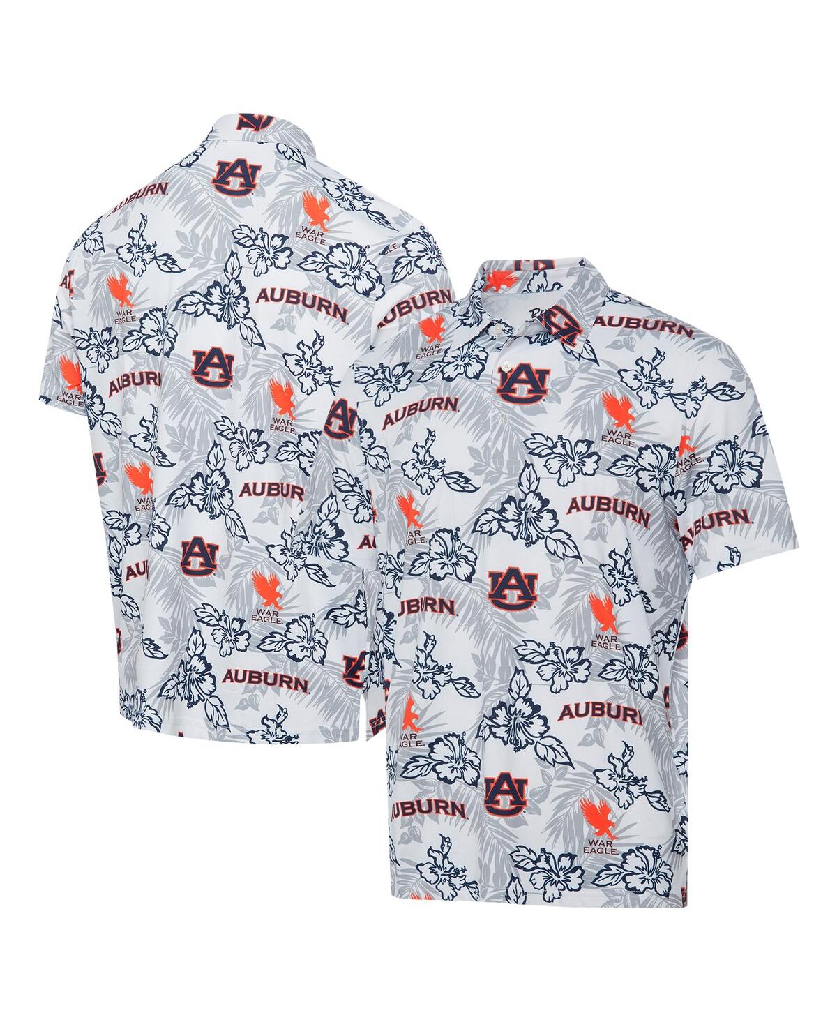 Men's White Auburn Tigers Performance Polo Shirt - White