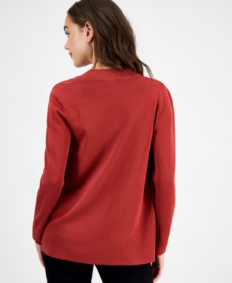 Women's Malibu Fine Rib Open-Front Cardigan