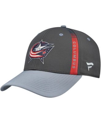 Fanatics - Men's Charcoal/Gray Columbus Blue Jackets Authentic Pro Training Camp Flex Hat
