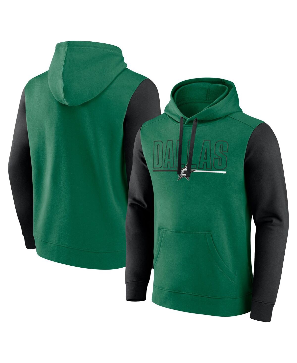 Men's Kelly Green Dallas Stars Deliver Fleece Pullover Hoodie - Kelly Green