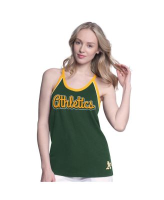 G-III 4Her by Carl Banks - Women's&nbsp;Green Athletics Curveball Racerback Tank Top