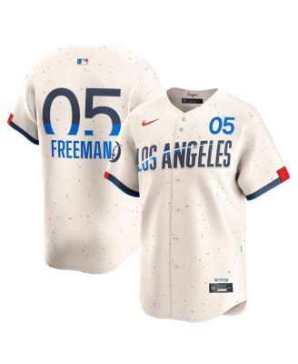 Nike - Men's Freddie Freeman Cream Los Angeles Dodgers City Connect Limited Player Jersey