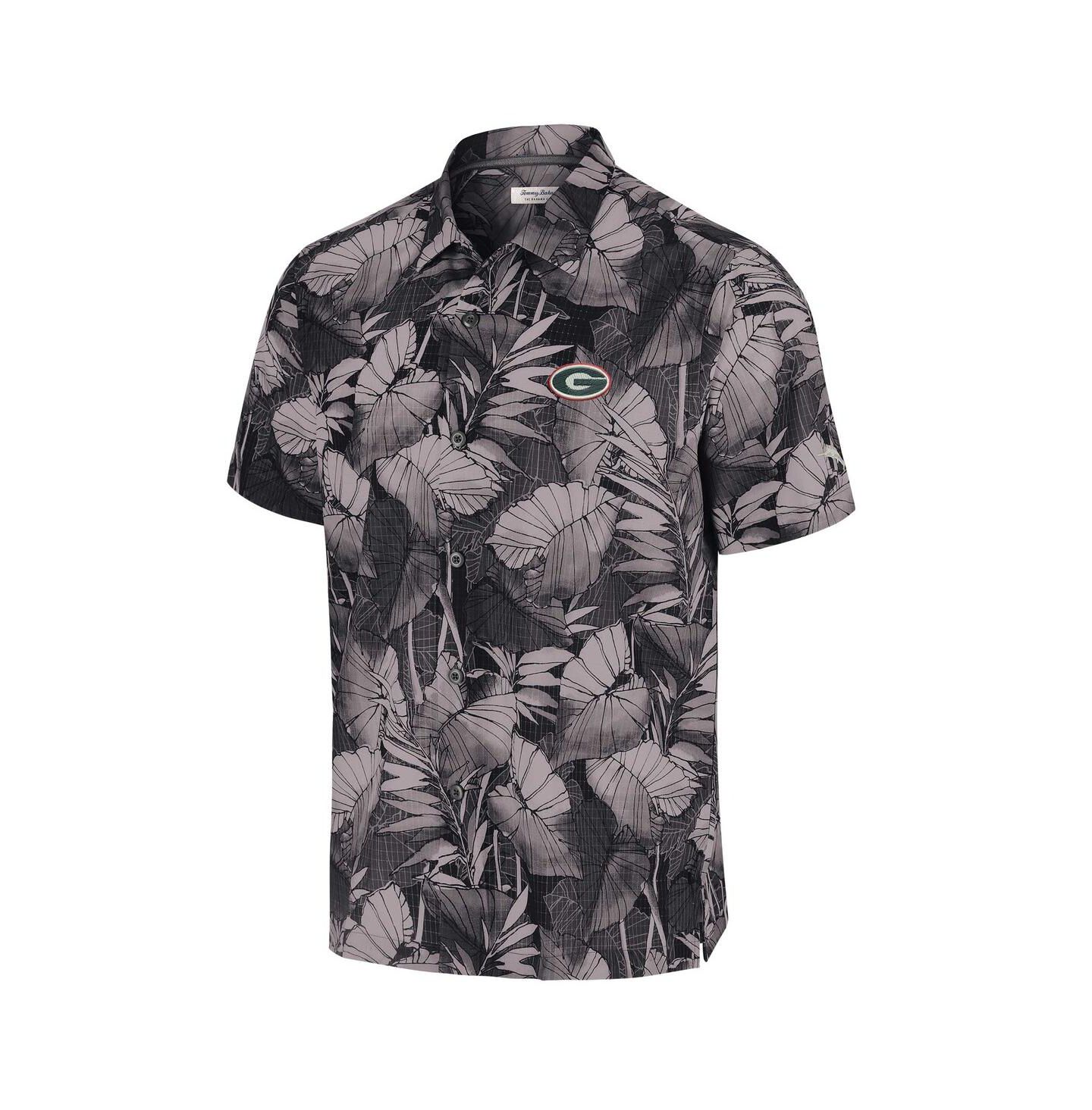 Мужская рубашка Tommy Bahama Black Georgia Bulldogs Coast Nuevo Fronds Button-Up — фото 2