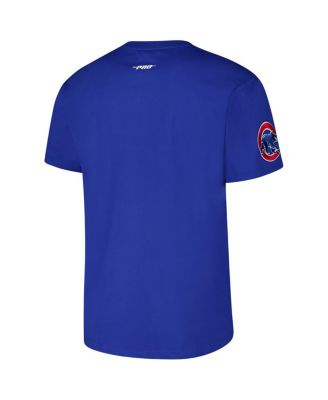 Men's Royal Chicago Cubs Turn It Up Dropped Shoulder T-Shirt