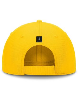 Men's Maize Michigan Wolverines Club Performance Adjustable Hat