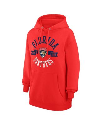 Women's&nbsp;Red Florida Panthers City Graphic Fleece Pullover Hoodie
