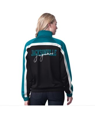 Women's Black Jacksonville Jaguars Post Game Full-Zip Track Jacket
