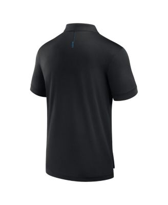 Men's Black Detroit Lions Front Office Move Mono Polo Shirt